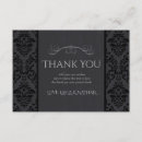 Search for grey damask thank you cards Pretty