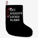 Search for hockey christmas stockings Snow