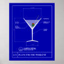 Recherche de martini bleu posters Boissons