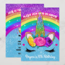 Search for unicorn face invitations Floral