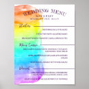 Search for wedding menus Watercolor