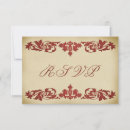 Search for elegant scroll invitations Red