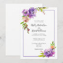 Search for purple watercolor wedding invitations Bold