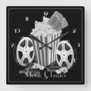 Search for film reel clocks Black and white