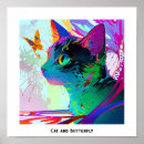 Search for cat butterfly art Colourful