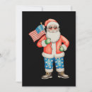 Search for patriotic christmas cards Santa