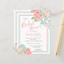 Search for spring luncheon invitations Floral bridal luncheon