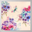 Recherche de fille papillon posters Élégant