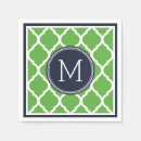 Recherche de vert bleu serviettes Monogrammé