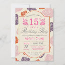 Search for orange quinceanera invitations Quinceañera