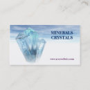 Recherche de de façon précieuse cartes visite Cristal