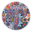 Recherche de mandalas boutons et poignées de porte Coloré