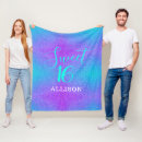 Search for sweet 16 blankets Glitter