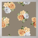 Recherche de arrière plan crème posters Floral