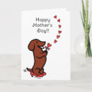 Search for dachshund mothers day cards Doxie