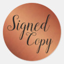 Search for signed copy stickers Author