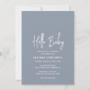 Search for typography baby boy shower invitations Elegant
