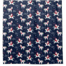 Search for reindeer shower curtains Santa