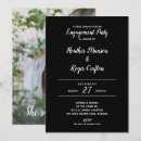 Search for unique engagement party invitations She said yes