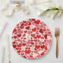 Search for red heart plates Be my valentine