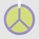Search for peace sign ornaments Colourful