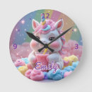 Recherche de licorne kawaii horloges Pour enfants