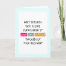 Search for surgery cards Speedy recovery