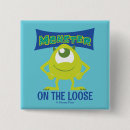 Recherche de petit monstre badges Disney