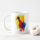 Search for colourful giraffe mugs Rainbow