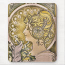 Recherche de alfons mucha tapis souris Vintage