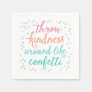 Search for be kind napkins Rainbow