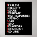 Search for first responder posters Firefighting