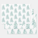 Recherche de arbres à feuillage persistant papier cadeau Vert