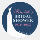Search for pink and navy stickers Bridal shower