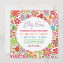 Recherche de bright floral bridal shower invitations Moderne