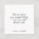 Search for thank you note business cards Logo