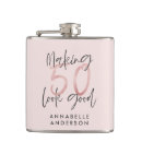 Search for pink glitter flasks Girly