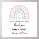 Search for teacher appreciation posters Rainbow
