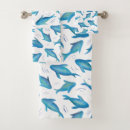 Search for shark bath towels Watercolor