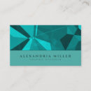 Search for teal business cards Artistic