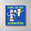 Search for cartoon network canvas prints Rick and morty