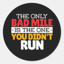 Search for mile stickers Jogging