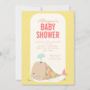 Search for whale baby girl shower invitations Fish