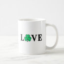Recherche de amour irlandais tasses Muqueuse