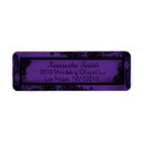 Search for black lace return address labels Gothic