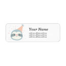 Search for sloth return address labels Modern
