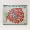 Search for map of paris puzzles Old