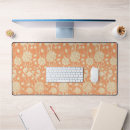 Recherche de tulipe orange tapis souris William morris