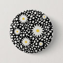 Search for black floral pattern buttons Flower