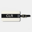 Search for initials luggage tags Bold